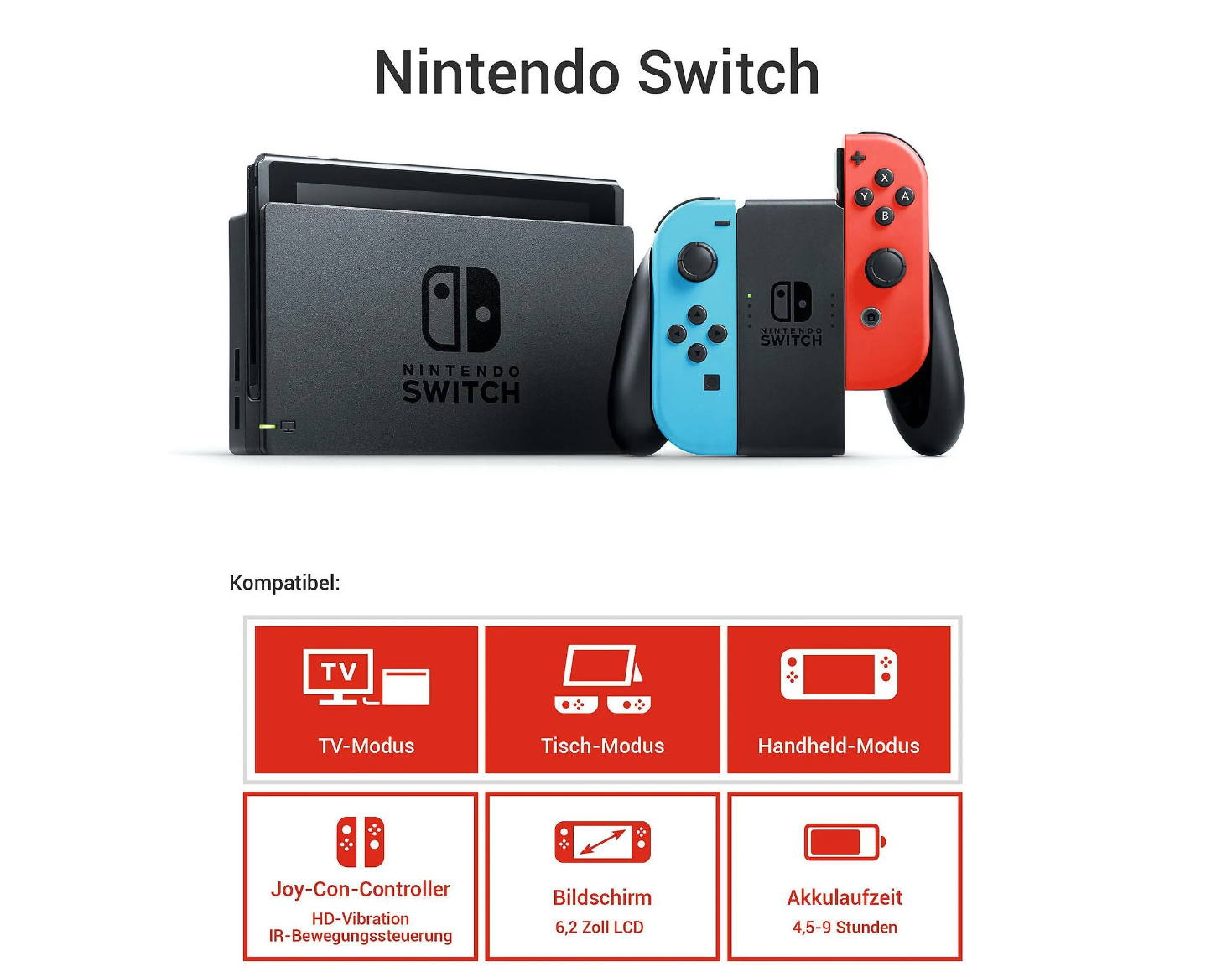 NINTENDO SWITCH NEON